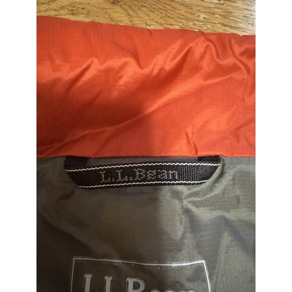LL Bean PrimaLoft Vest Men's Orange Size XL Reg‎ Puffer Quilted Outdoor Nature - Picture 9 of 10
